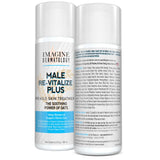 Imagine Dermatology Male Re-Vitalize Plus: texture veloutée idéale pour usage quotidien sur peau sensible.
