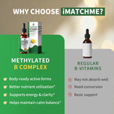 iMATCHME Complexe B Méthylé, concentration et clarté mentale.