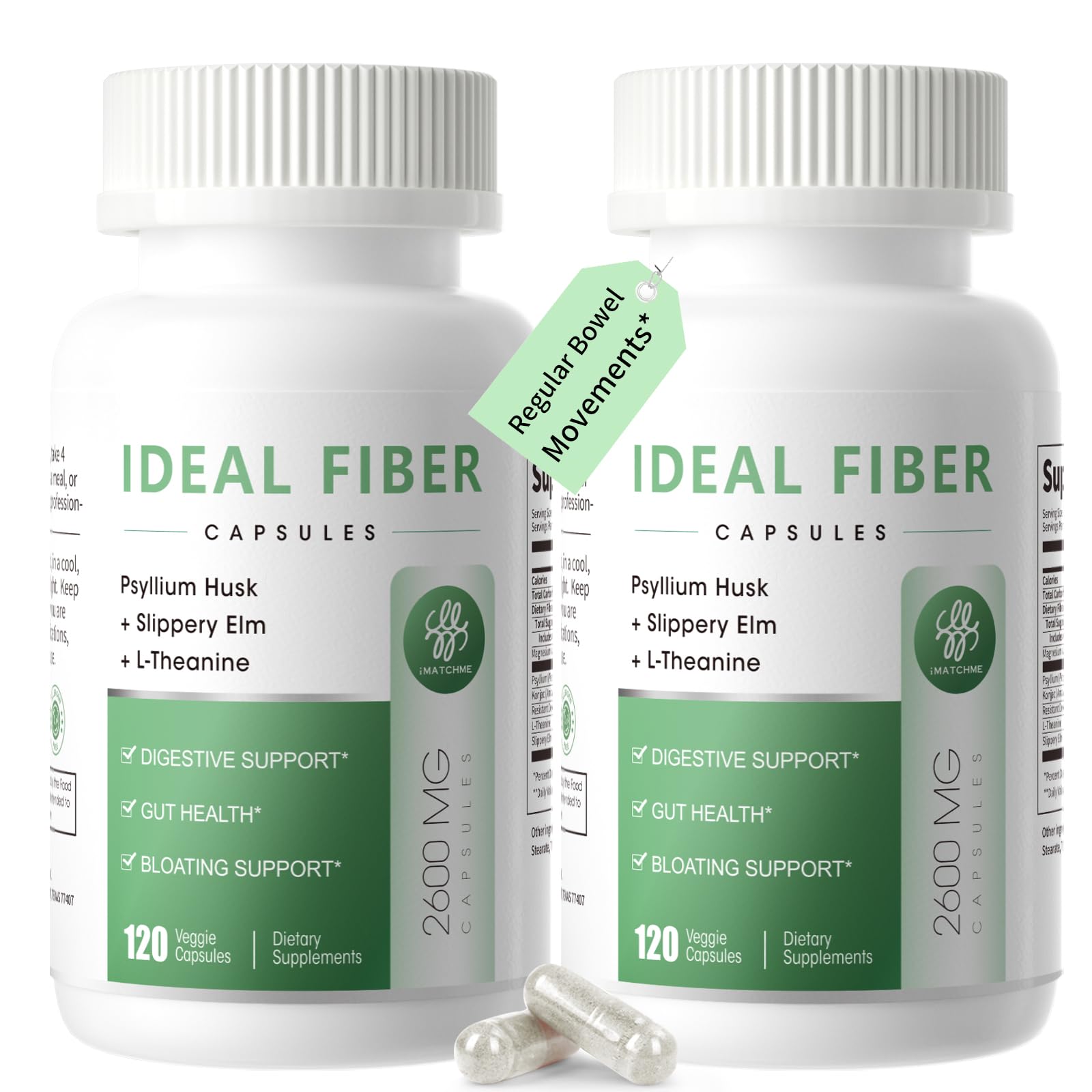 iMATCHME fibre psyllium – poudre pour soutien digestif en douceur et régularité