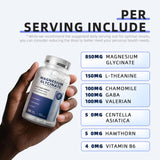 iMATCHME L-Theanine en capsules, soutien potentiel à la détente nocturne et au calme.