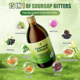 iMATCHME Soursop Bitters : étiquette lisible avec liste d’ingrédients