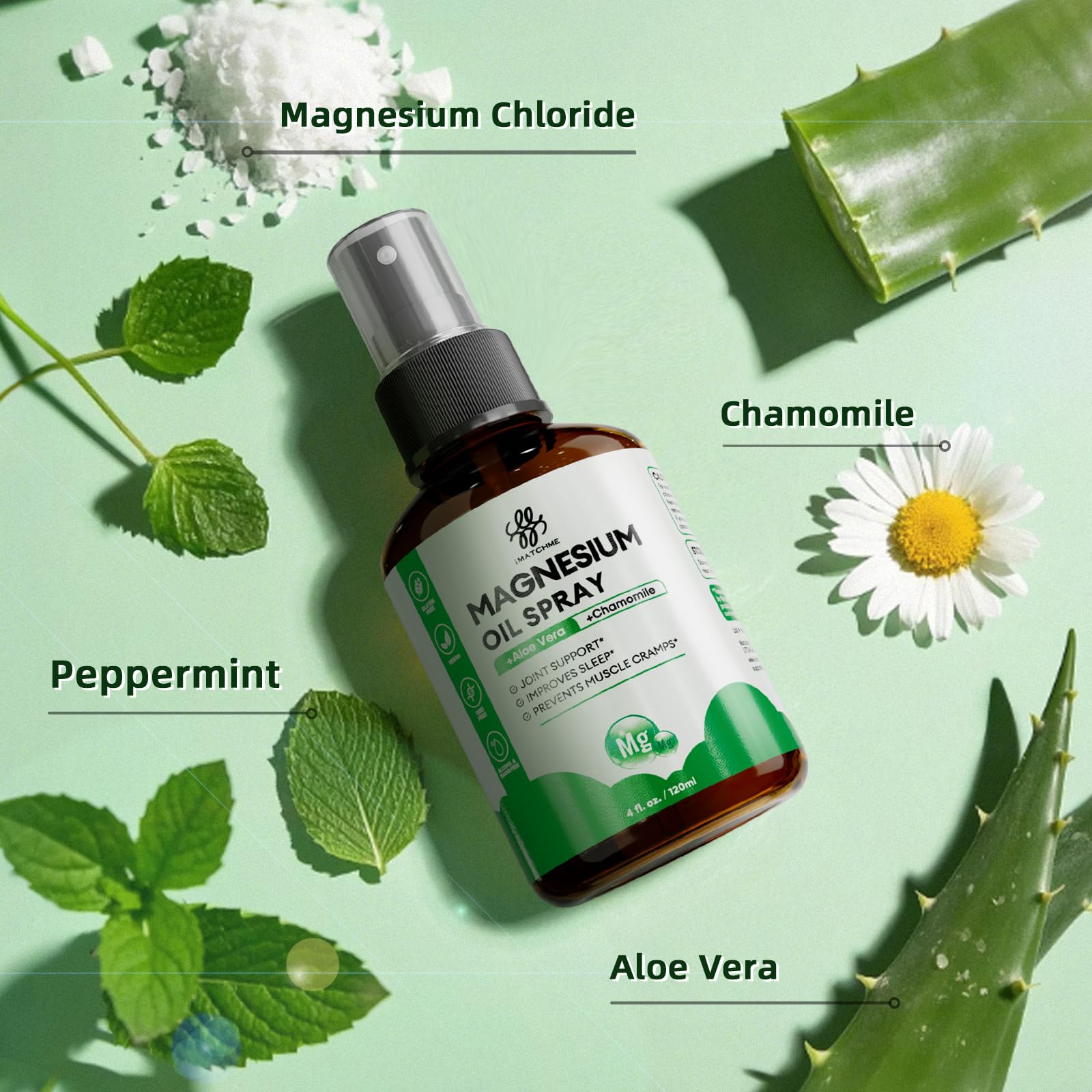 Aide potentielle aux crampes des jambes avec le spray magnésium iMATCHME