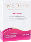 Imedeen Derma One – bouteille montrant une peau hydratée et rayonnante