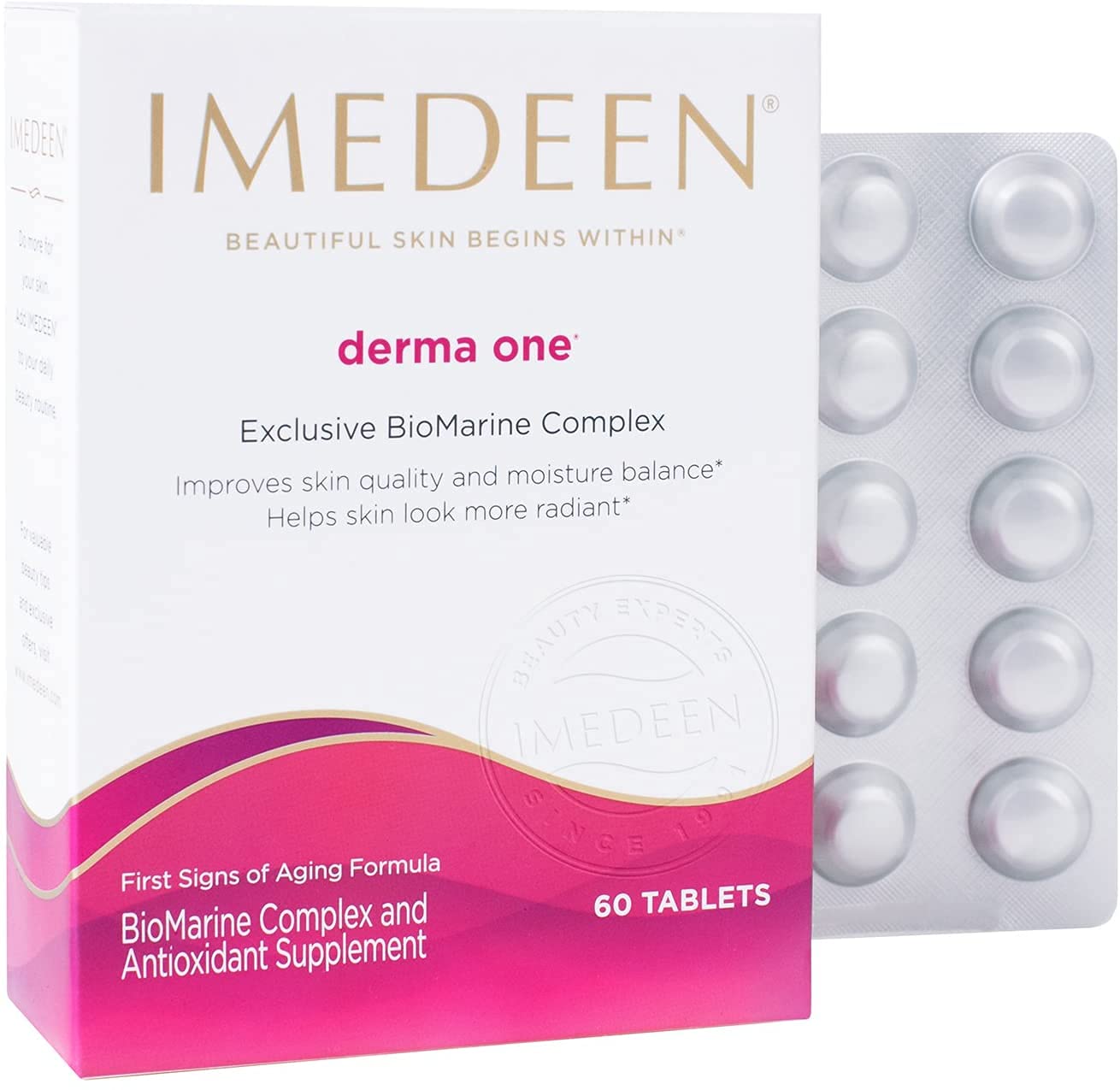 Capsules Imedeen Derma One – prise facile pour soutenir l'hydratation et l'éclat quotidien
