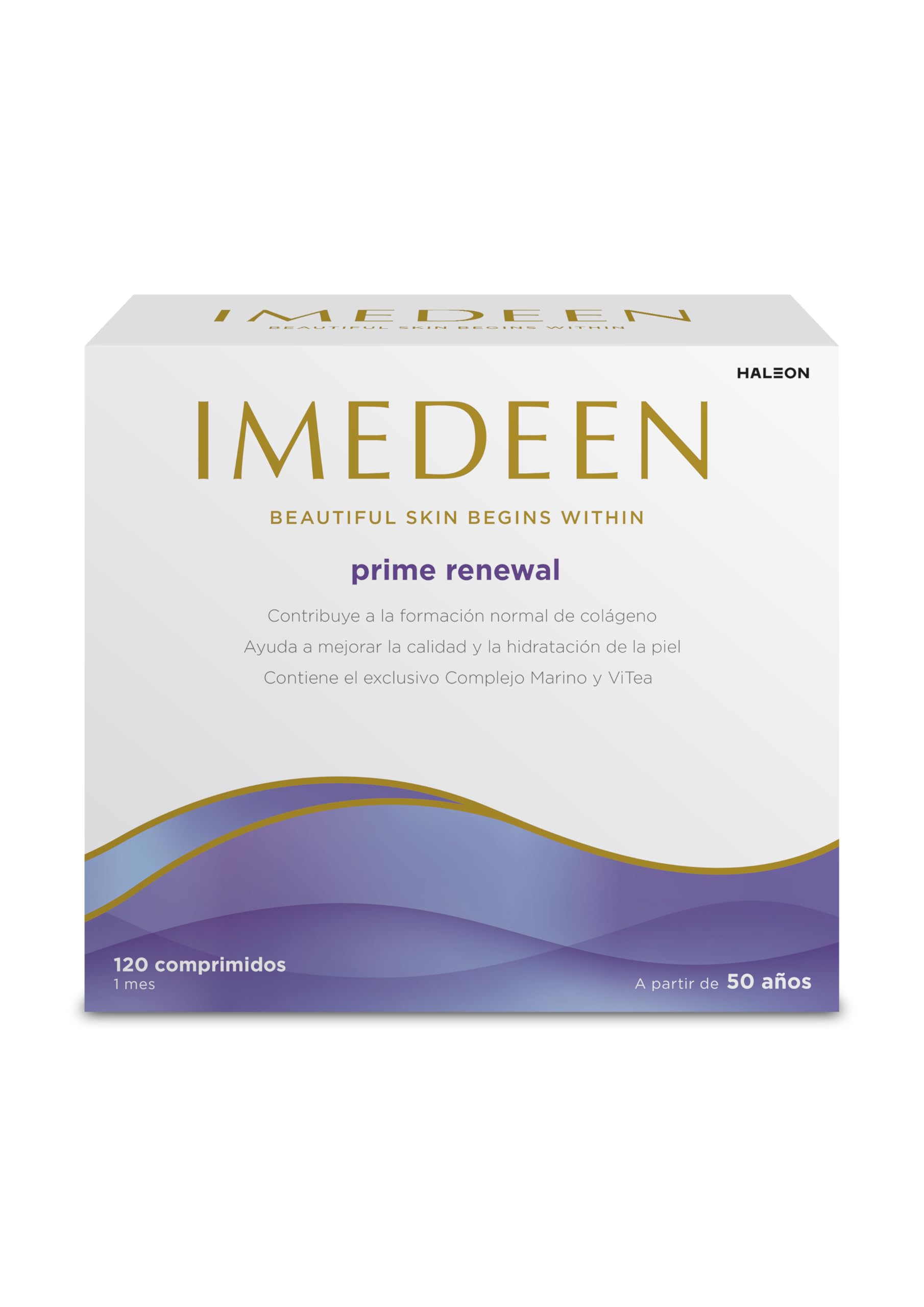 Imedeen Prime Renewal comprimés dans la boîte, soutien potentiel du collagène et de l'élasticité
