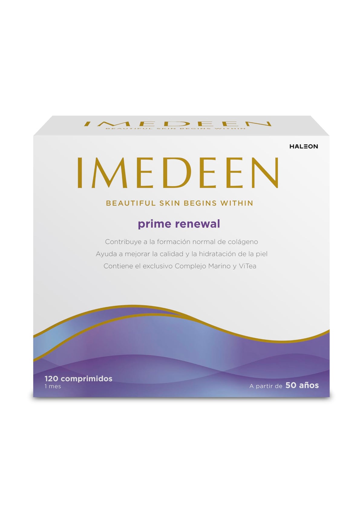 Imedeen Prime Renewal comprimés dans la boîte, soutien potentiel du collagène et de l'élasticité