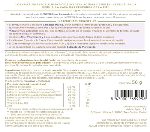 Utilisation quotidienne des comprimés Imedeen Prime Renewal pour une peau plus douce et souple