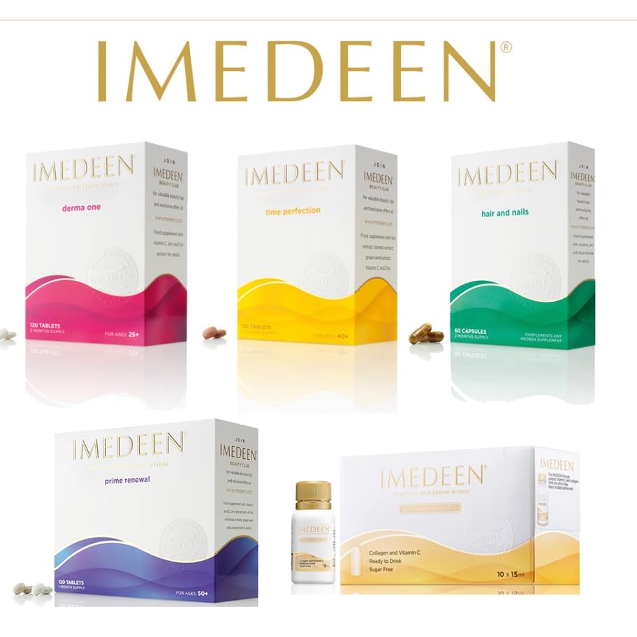 Ingrédients marins Imedeen Time Perfection, soutien de la peau.