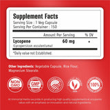 Immortal Herbs bouteille lycopène 60 mg : dosage quotidien simple.