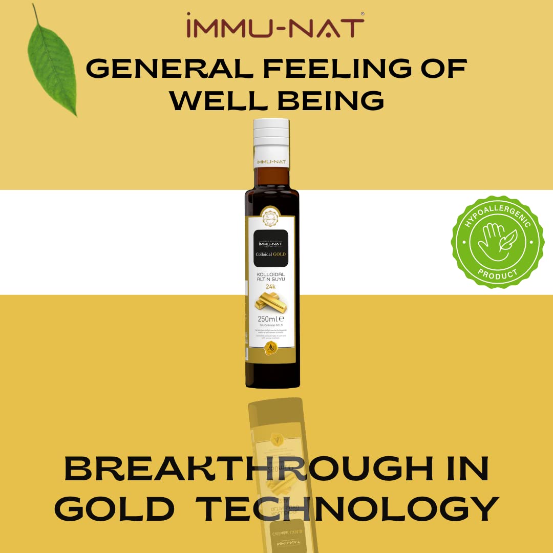 Immu-nat eau d or colloïdal 24k sur bureau: ambiance propice a la concentration.
