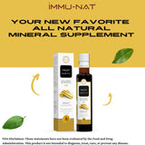 Immu-nat bouteille sur plan de travail: routine calme et focus potentiel.