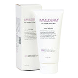 Immuderm emollient bouteille : texture nourrissante pour peau saine.