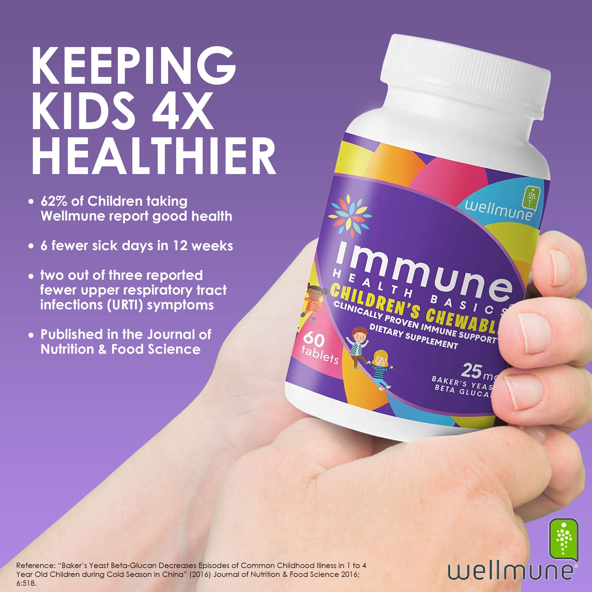 Immune Health Basics étiquettes sans OGM, sans gluten et sans lactose.