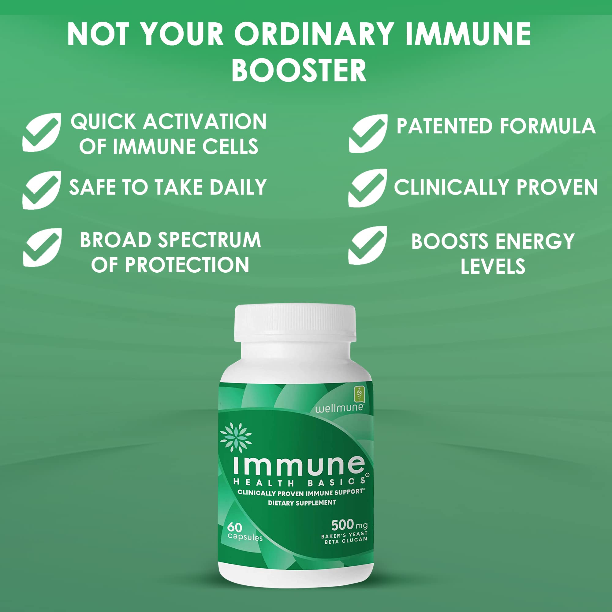 Usage quotidien: capsule Immune Health Basics prête à être prise