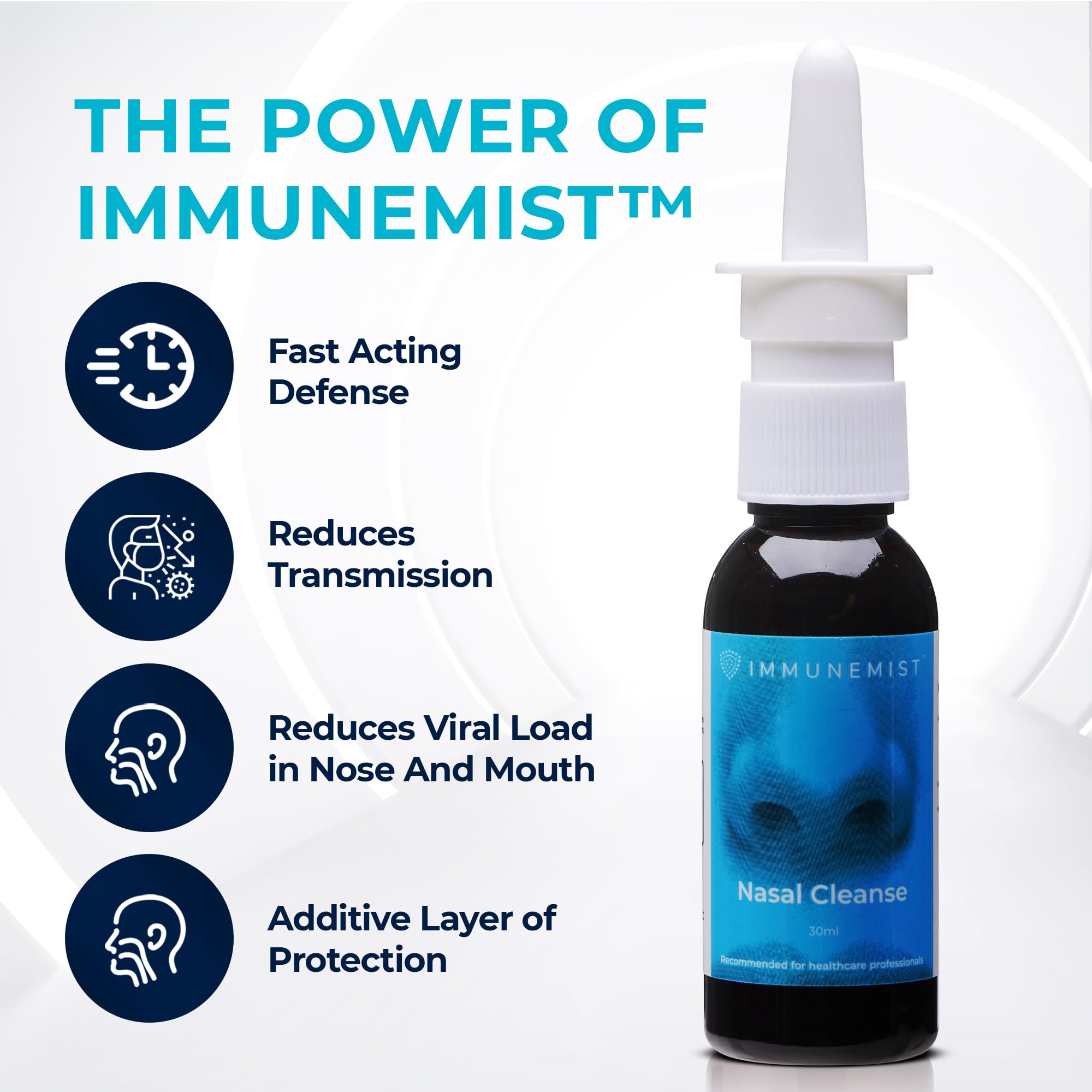 ImmuneMist – Emballage clair pour une utilisation facile à la maison.