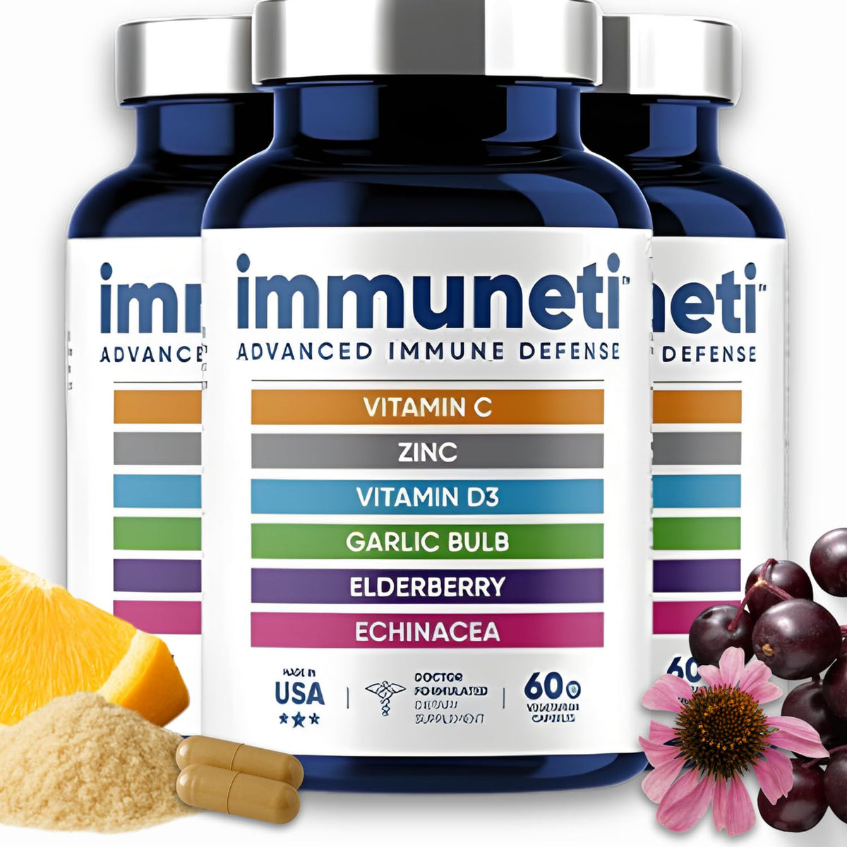 Immuneti Avance Soutien immunitaire Bouteille – pratique pour le quotidien.