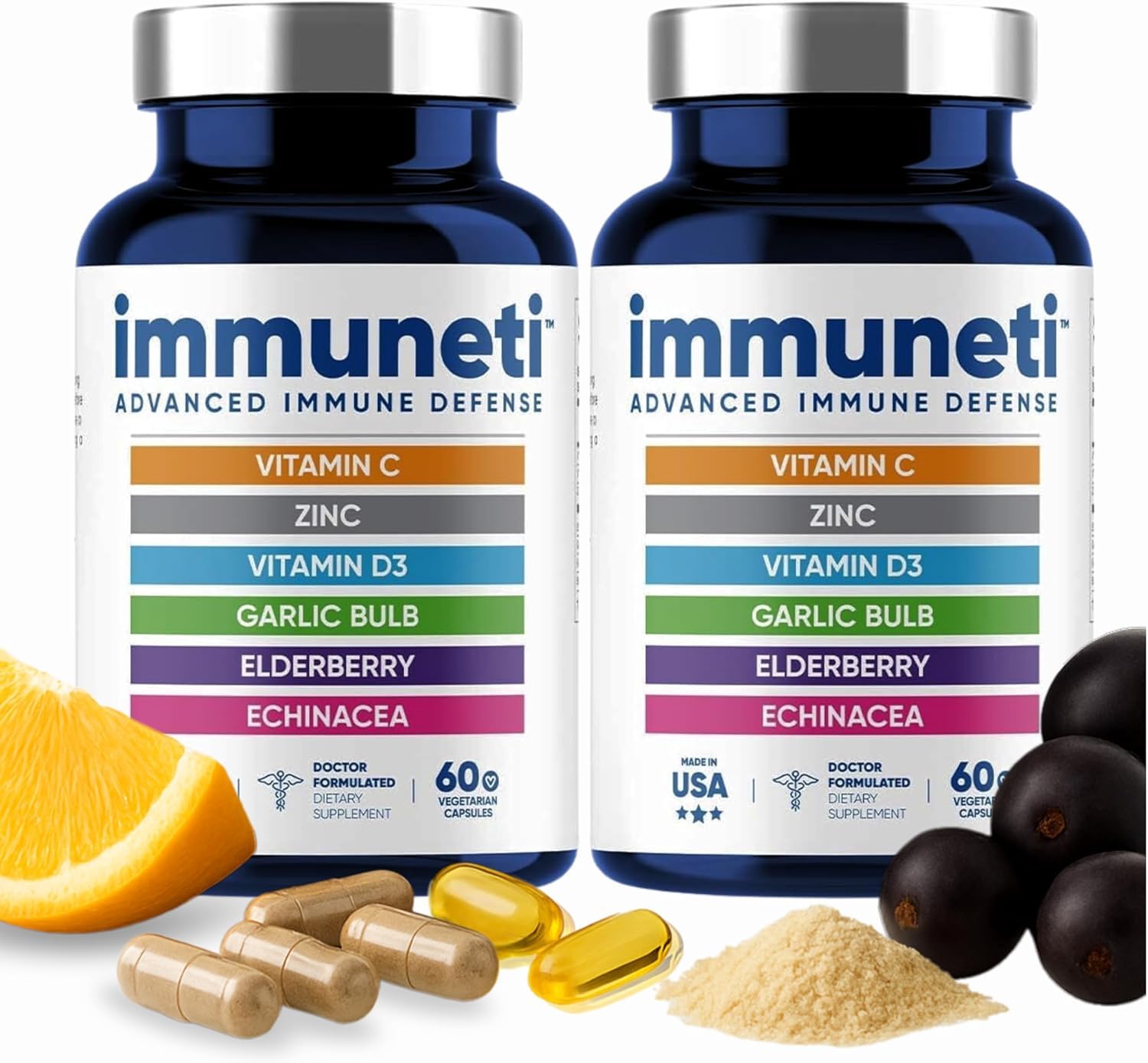 IMMUNETI Avancé – bouteille pour le soutien immunitaire quotidien.
