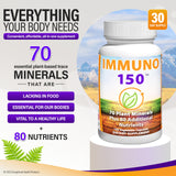 Immuno 150, minéraux végétaux et nutriments essentiels pour l'énergie.