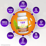 Immuno 150 – Oméga et CoQ10 pour articulations et vitalité.