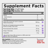 Arctic Ruby Oil Immunocorp, main tenant les capsules, soutien immunitaire potentiel.