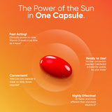 Sunray Immunotec – capsule en gros plan, signe d'une absorption efficace