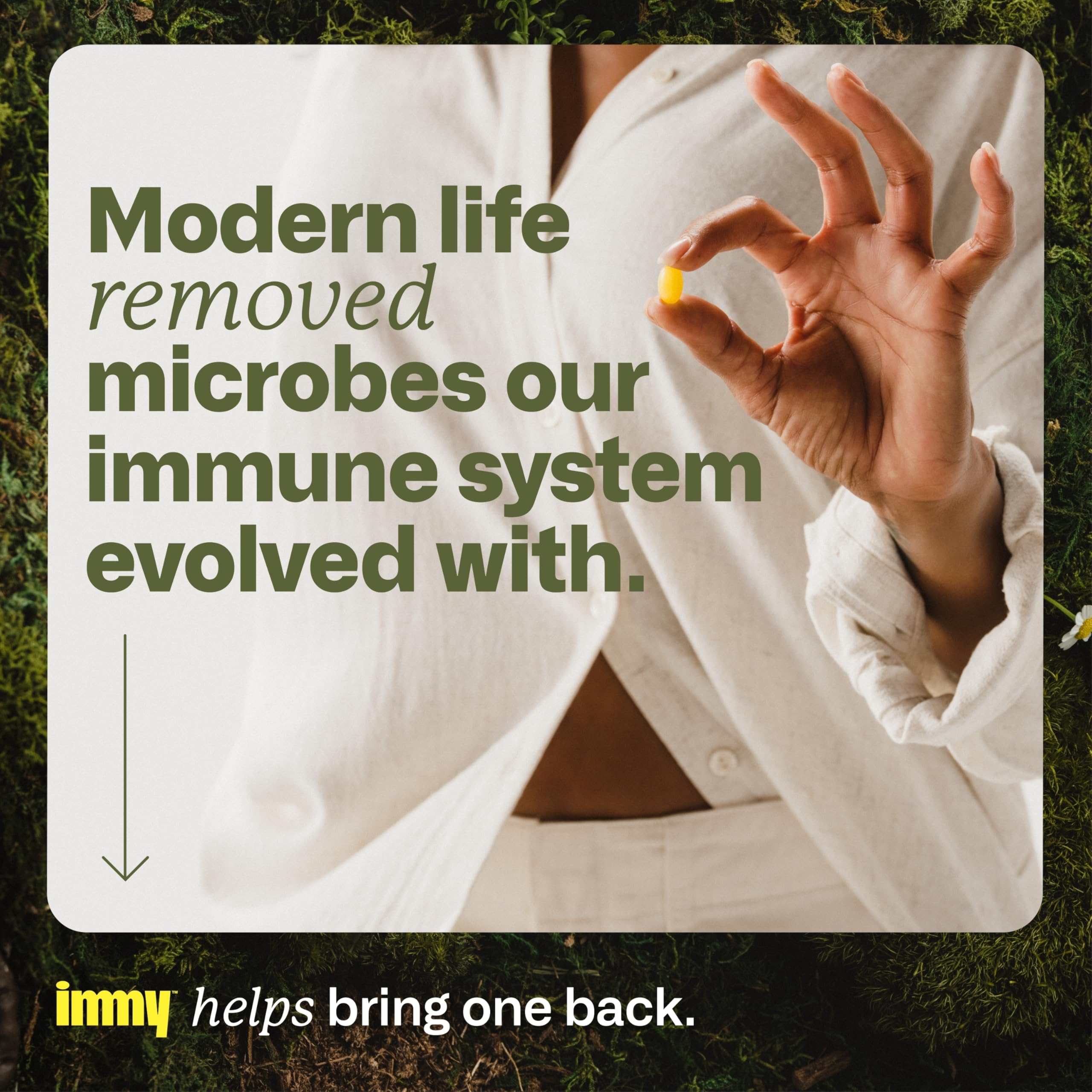 IMMY – ingrédients M.aurum Aogashima, suggèrent un soutien intestinal potentiel.