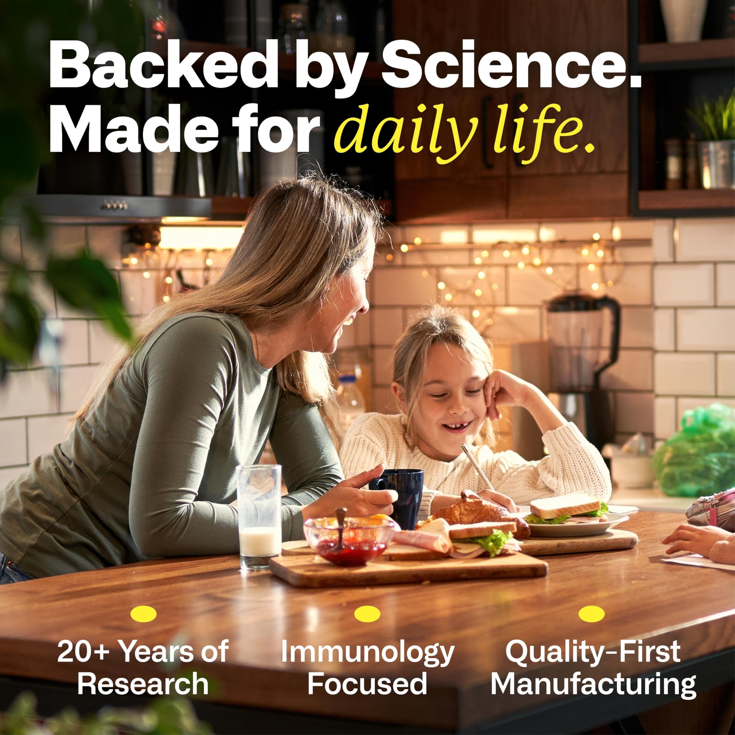 IMMY – synergie prébiotiques et probiotiques, montre l'approche globale pour le bien-être intestinal.