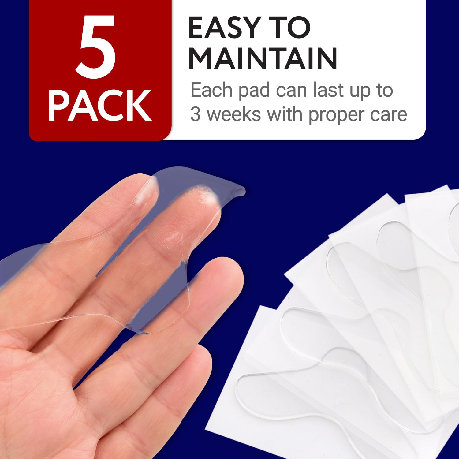 Ensemble de cinq tampons nasaux IMPRESA, kit confort CPAP.