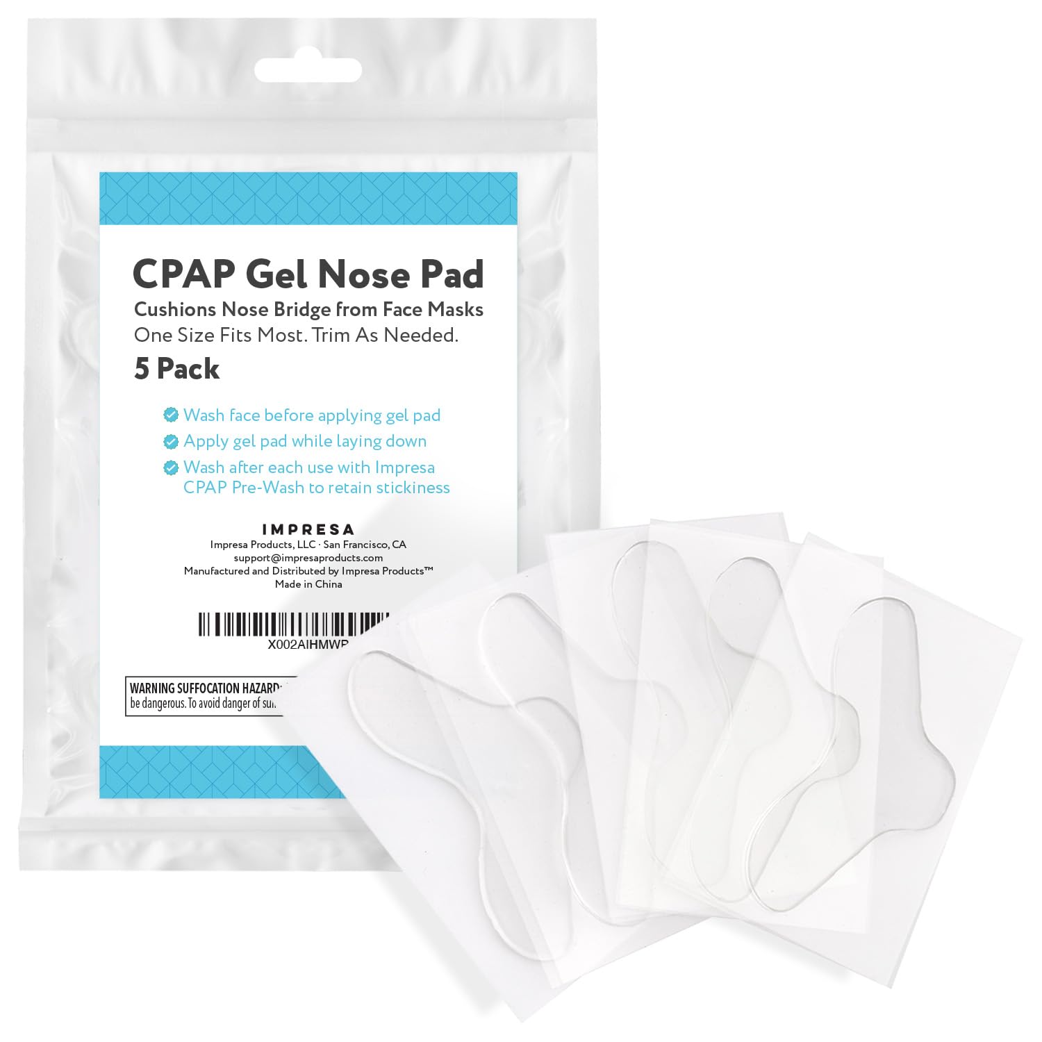 Nettoyage facile tampon nasale gel IMPRESA pour hygiène.