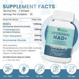 inGreens Liposomal NAD+ 1800 mg - gélules molles faciles à avaler avec eau