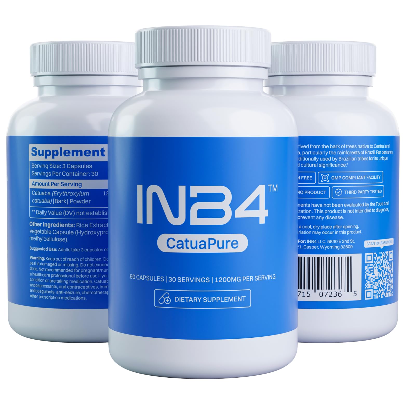 INB4 CatuaPure – fiche produit lisible avec informations essentielles.