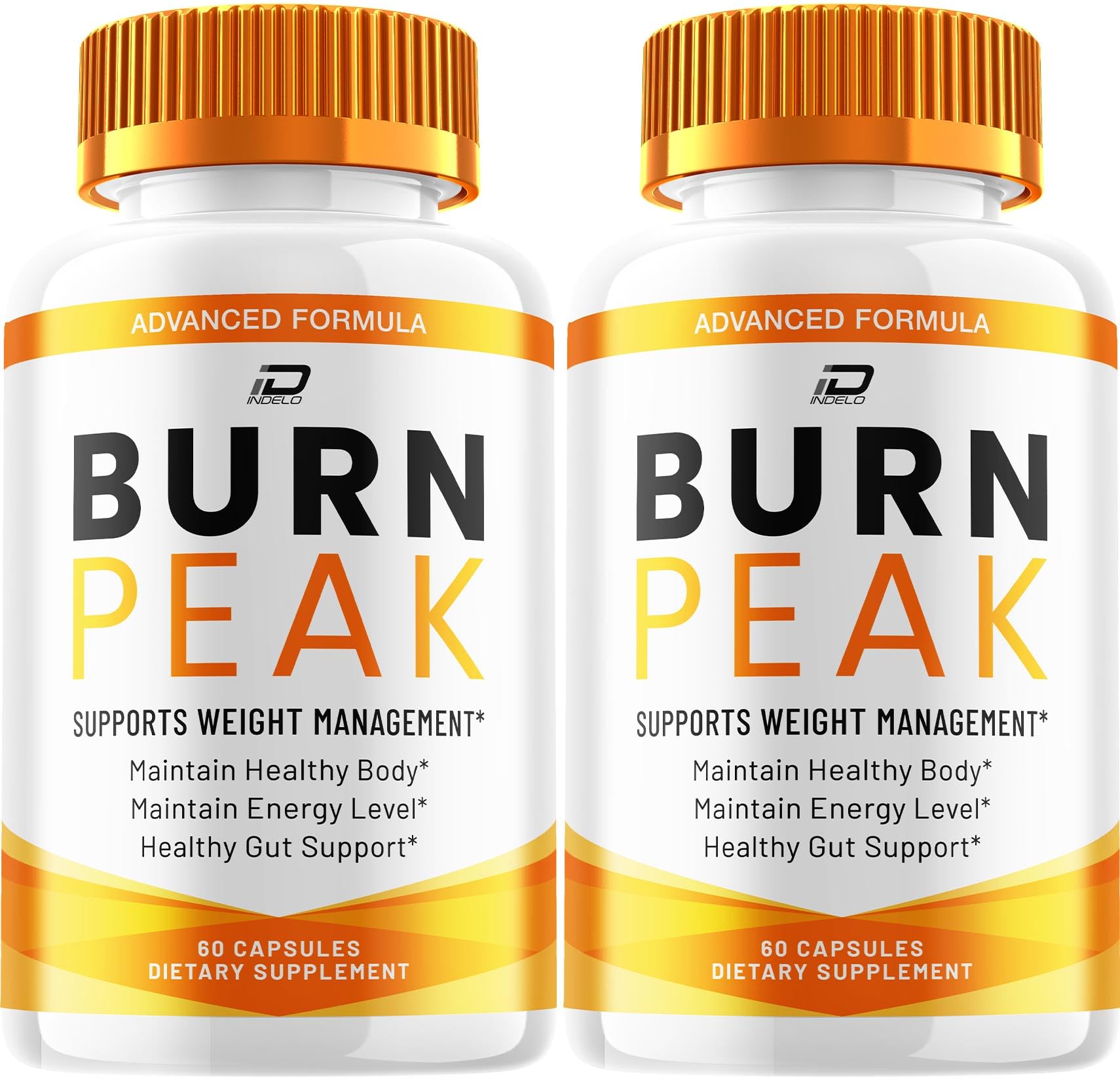 Indelo Burn Peak capsules dans la boîte, prise pratique au quotidien.