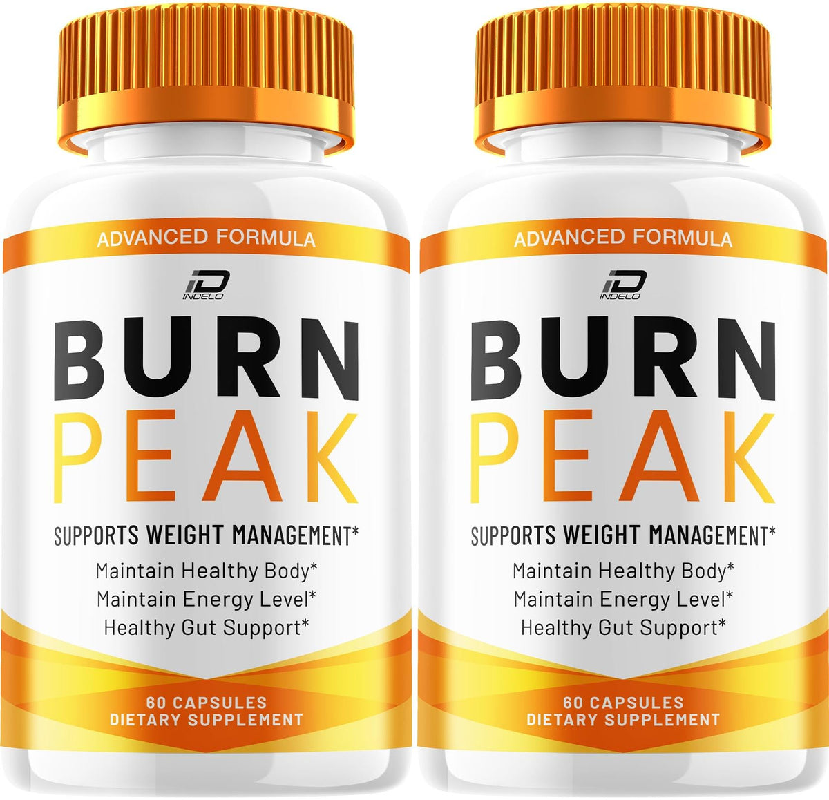 Indelo Burn Peak capsules dans la boîte, prise pratique au quotidien.