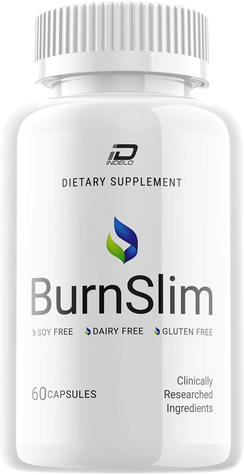 Indelo BurnSlim: bouteille illustration pour une routine quotidienne facile.