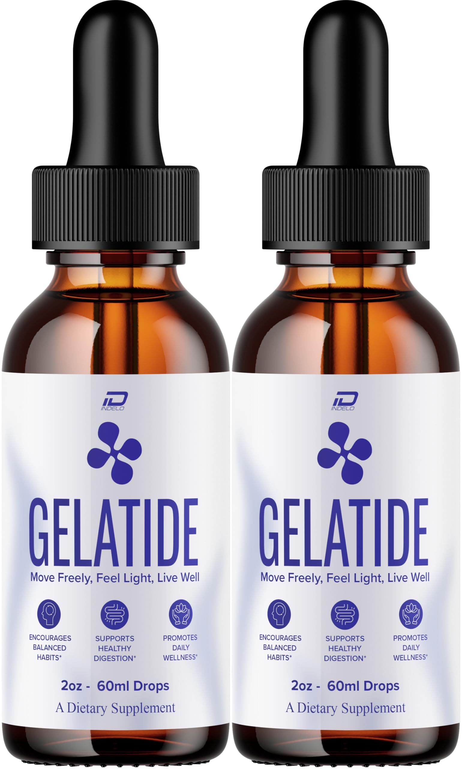 Gelatide Indelo – gouttes en flacon, soutien quotidien au bien-être