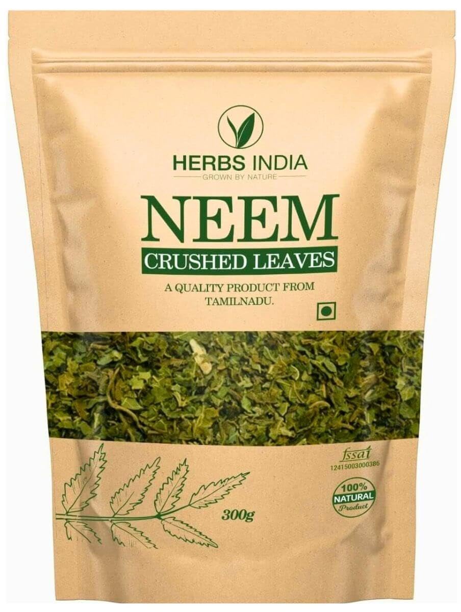Neem feuilles écrasées India Herbs pour infusion 300 g, arôme frais et naturel.