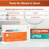 Cassette INDICAID iFOB pour détection du sang occulte dans les selles.