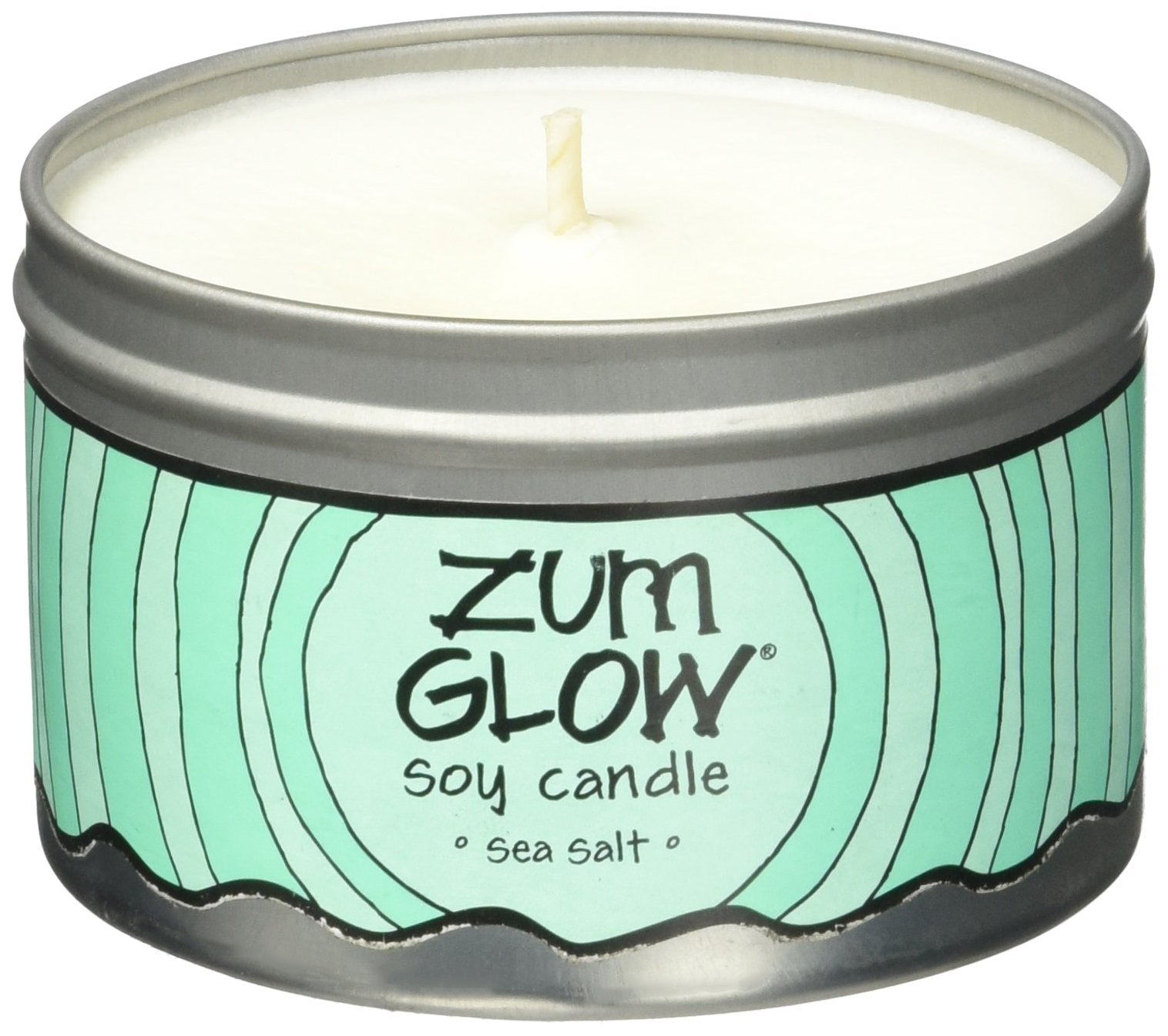 Indigo Wild Zum Glow — bougie soja au sel de mer, ambiance naturelle.