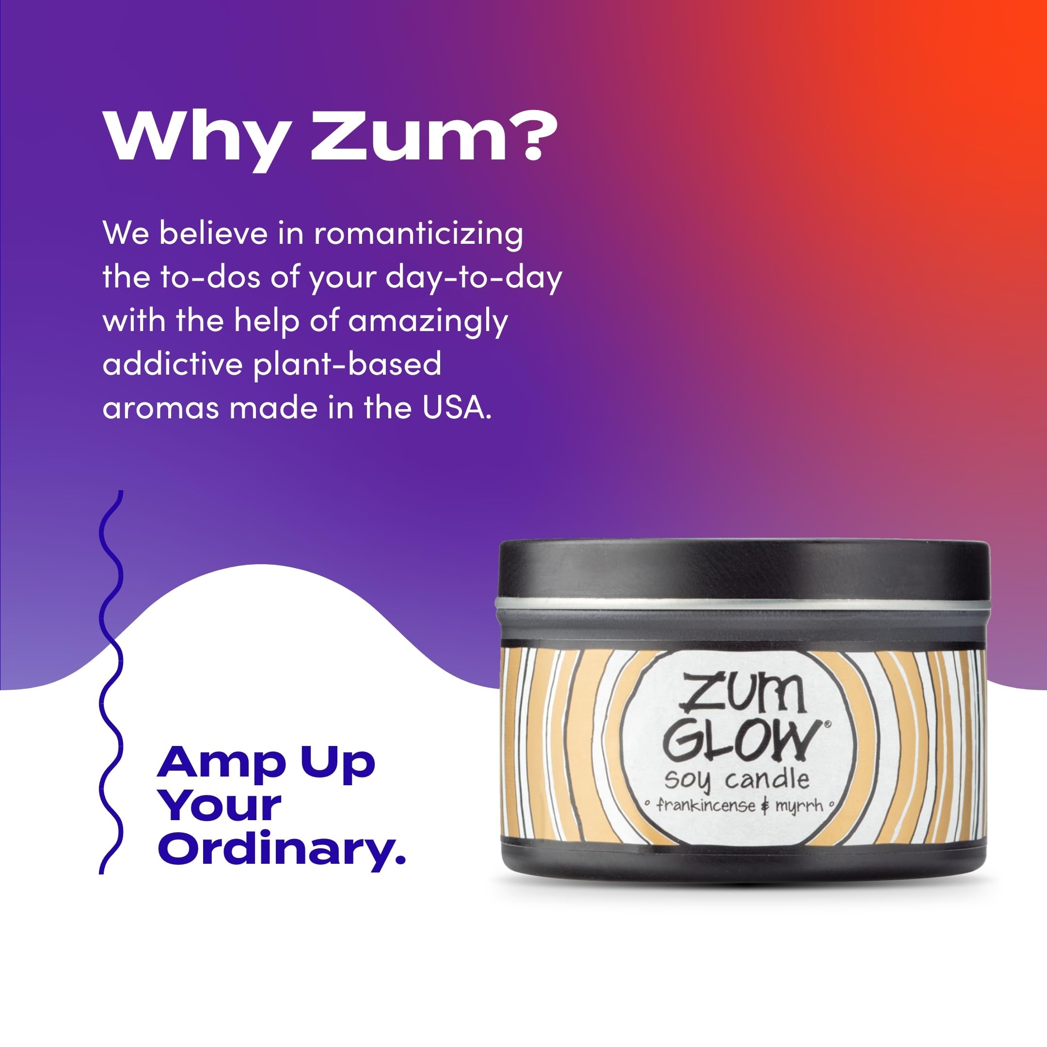 Indigo Wild Zum Glow – lot de 3 bougies pour une expérience prolongée.