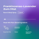 Indigo Wild Zum Mist encens-lavande pour une ambiance apaisante.