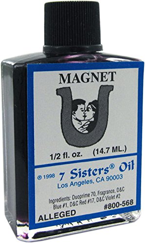 INDIO 7 Sisters Magnet huile, bouteille d'onction pour rituels et concentration
