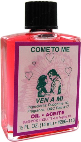 Huile Indio Come to Me, flacon de 15 ml, pour diffusion et rituel aromatique.