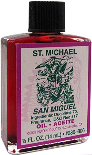 INDIO huile Saint Michel – bouteille compacte pour protection et courage lors des rituels.