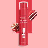 infein dentifrice velours rouge emballage élégant pour la routine quotidienne