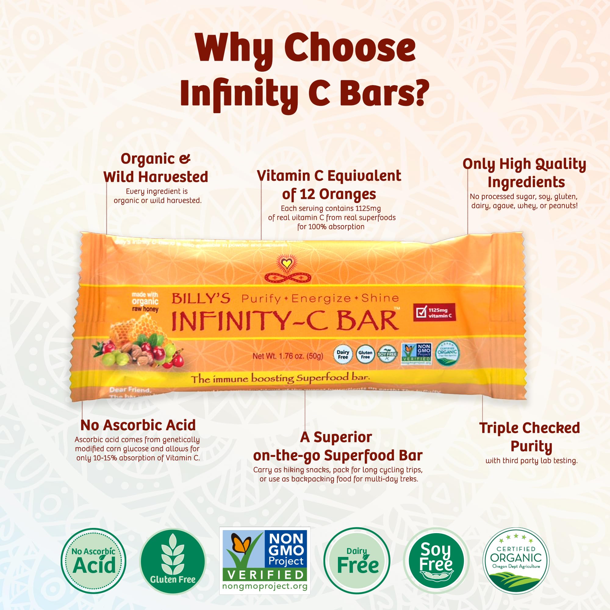 Infinity Greens Infinity C emballage pratique et élégant