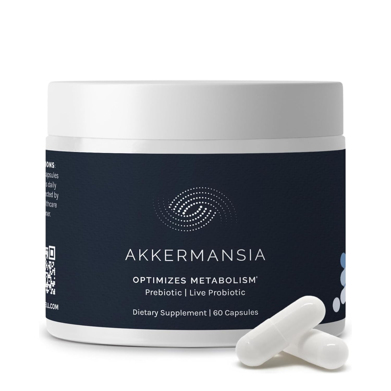 InfiniWell Akkermansia: bouteille ouverte, rituel quotidien pour un soutien digestif potentiel.
