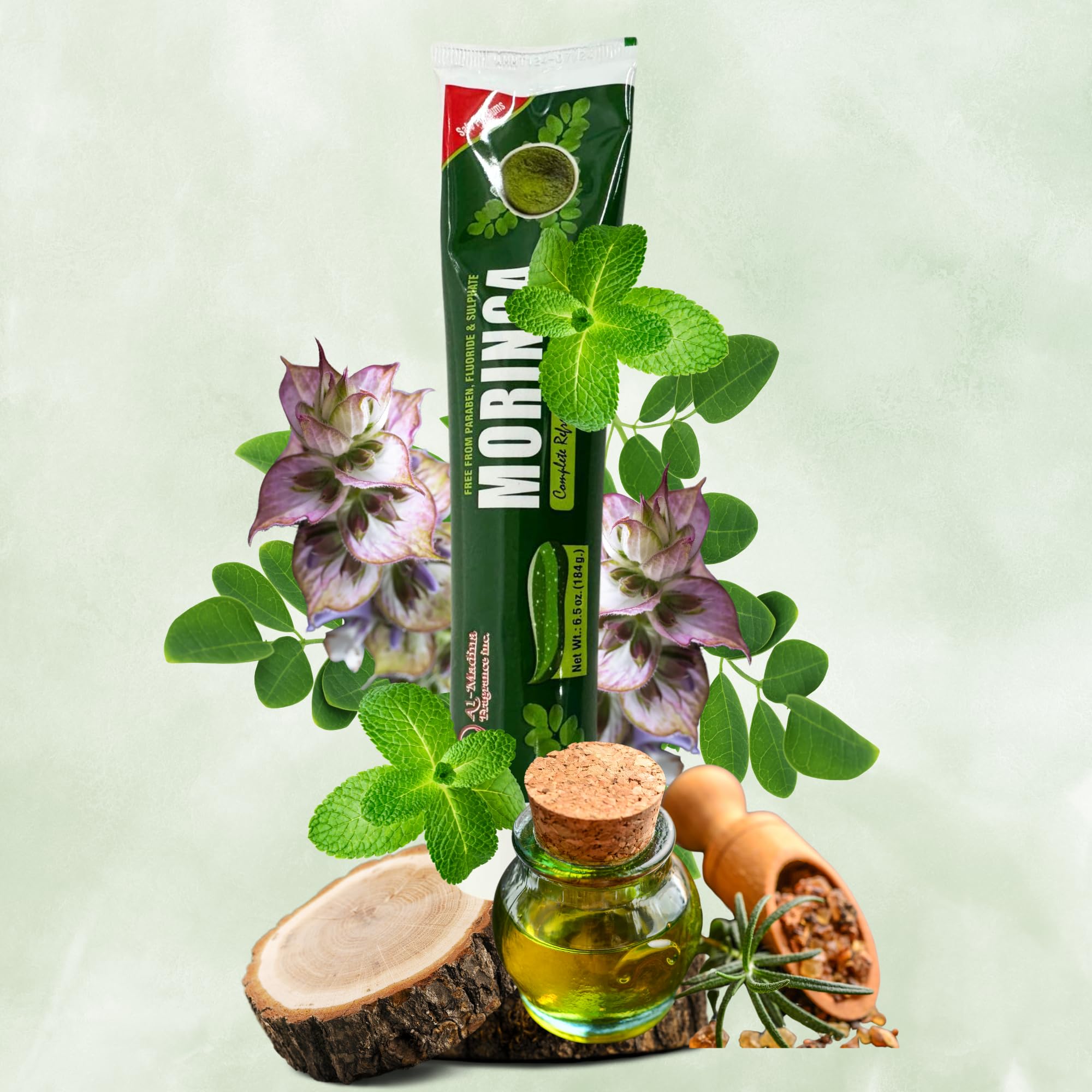 Parfum mentholé rafraîchissant lors du brossage avec Infinix Moringa et Clou