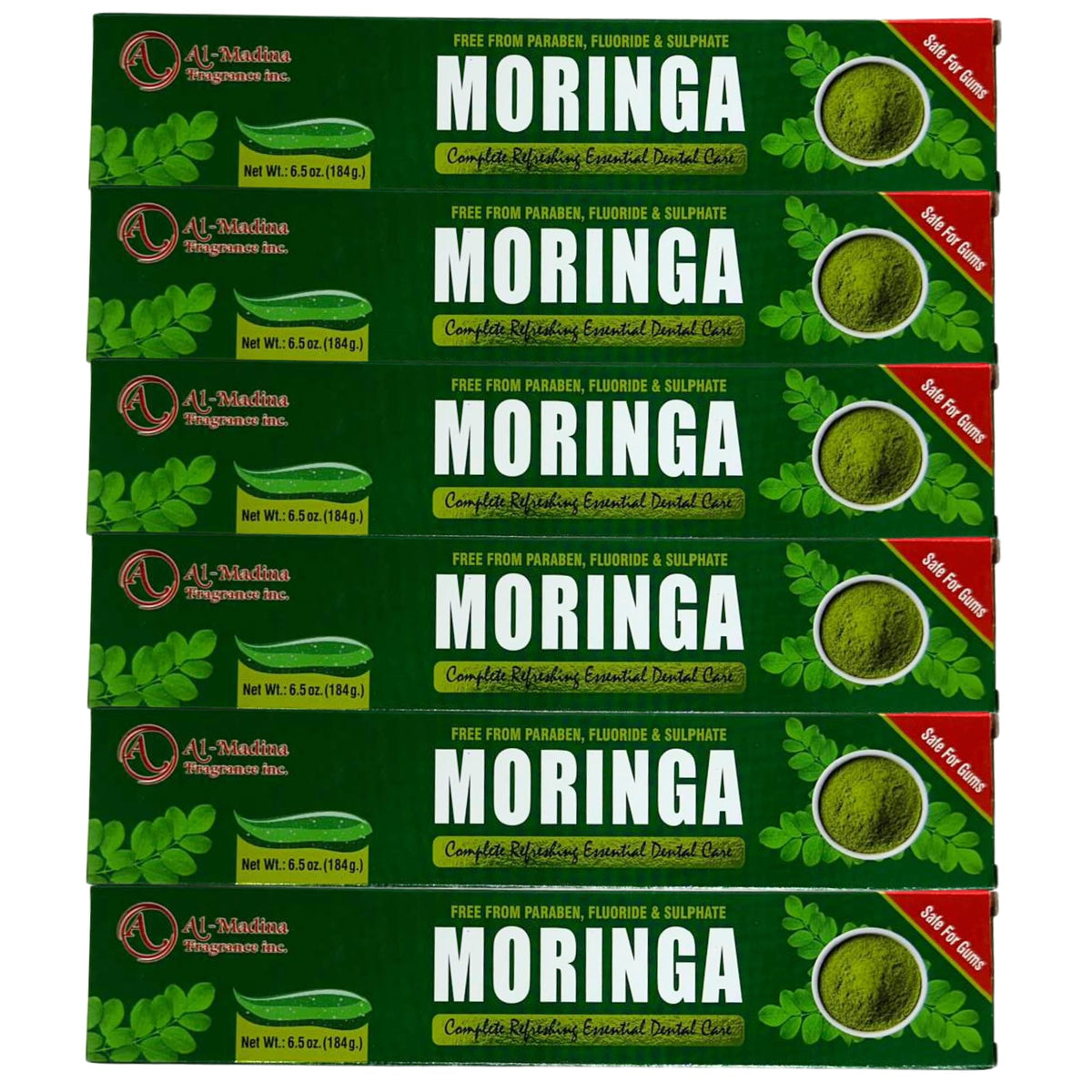 Dentifrice Infinix Moringa et Clou — tube offrant une haleine fraîche durable