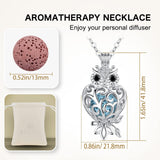 Ensemble bijou INFUSEU collier hibou prêt à offrir