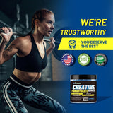 inGreens gommes creatine monohydrate ingrédients simples et transparents.